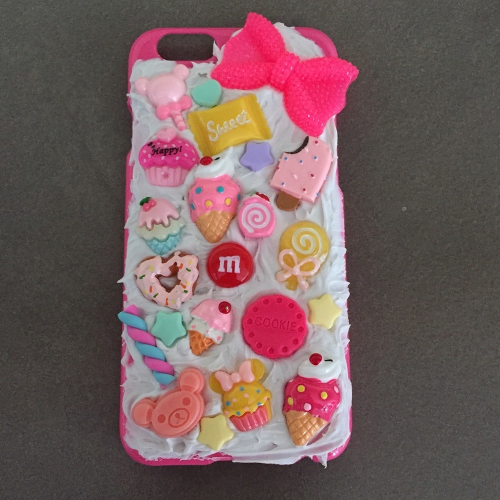 Custom deco cream candy/ treat iPhone 6 case